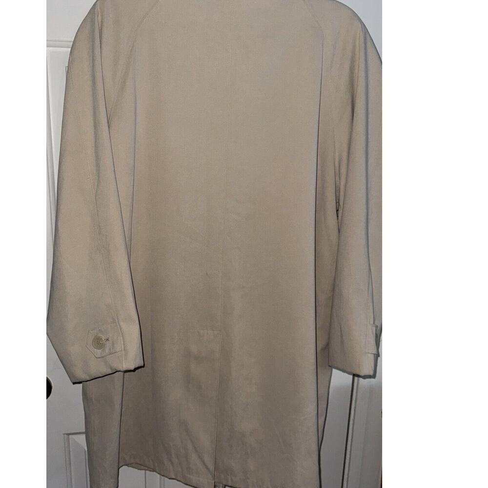 London Fog Beige Classic Trench Coat Women’s Large - Picture 8 of 10